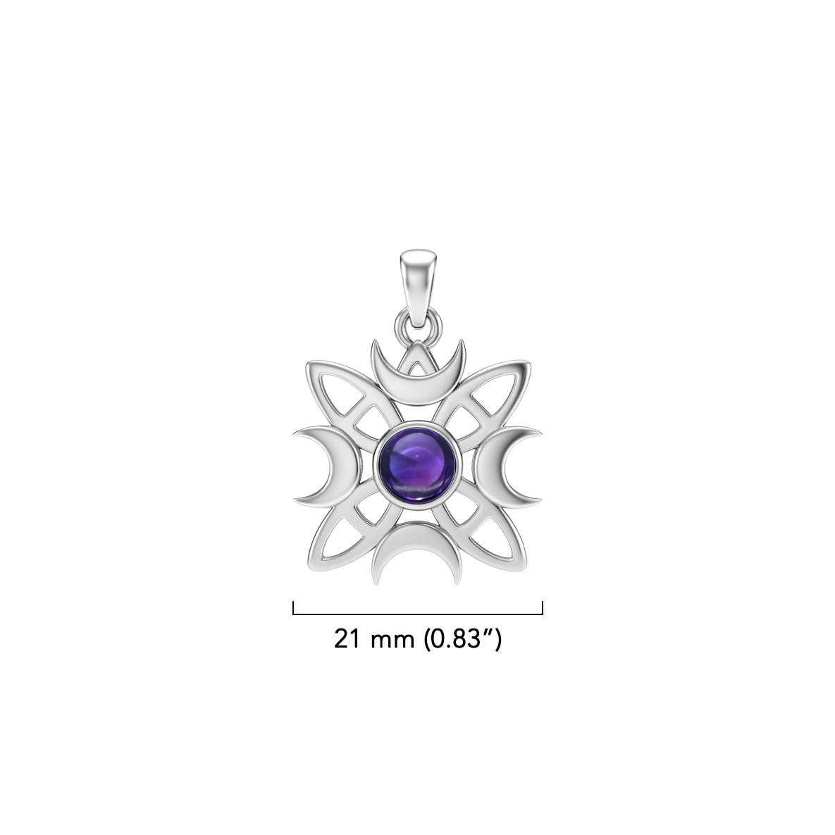 Blue Moon Sterling Silver Pendant TP3234