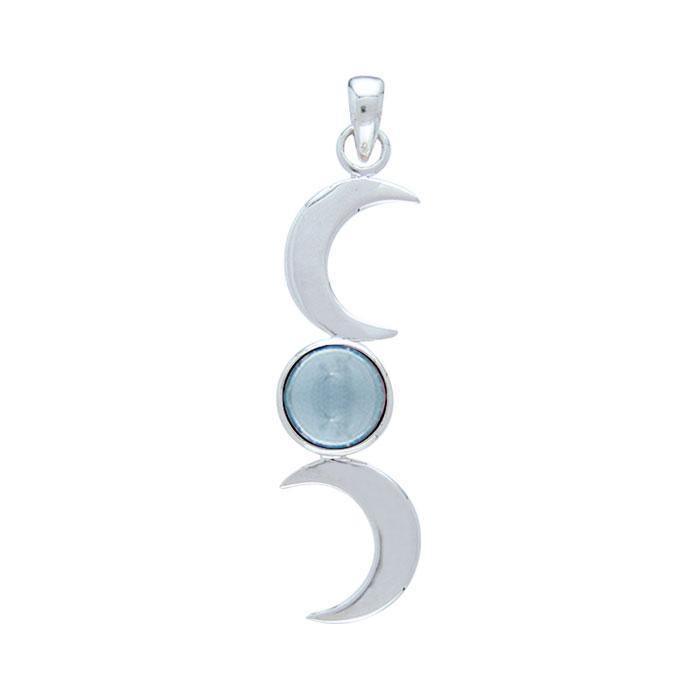 Blue Moon Silver Pendant TP3238