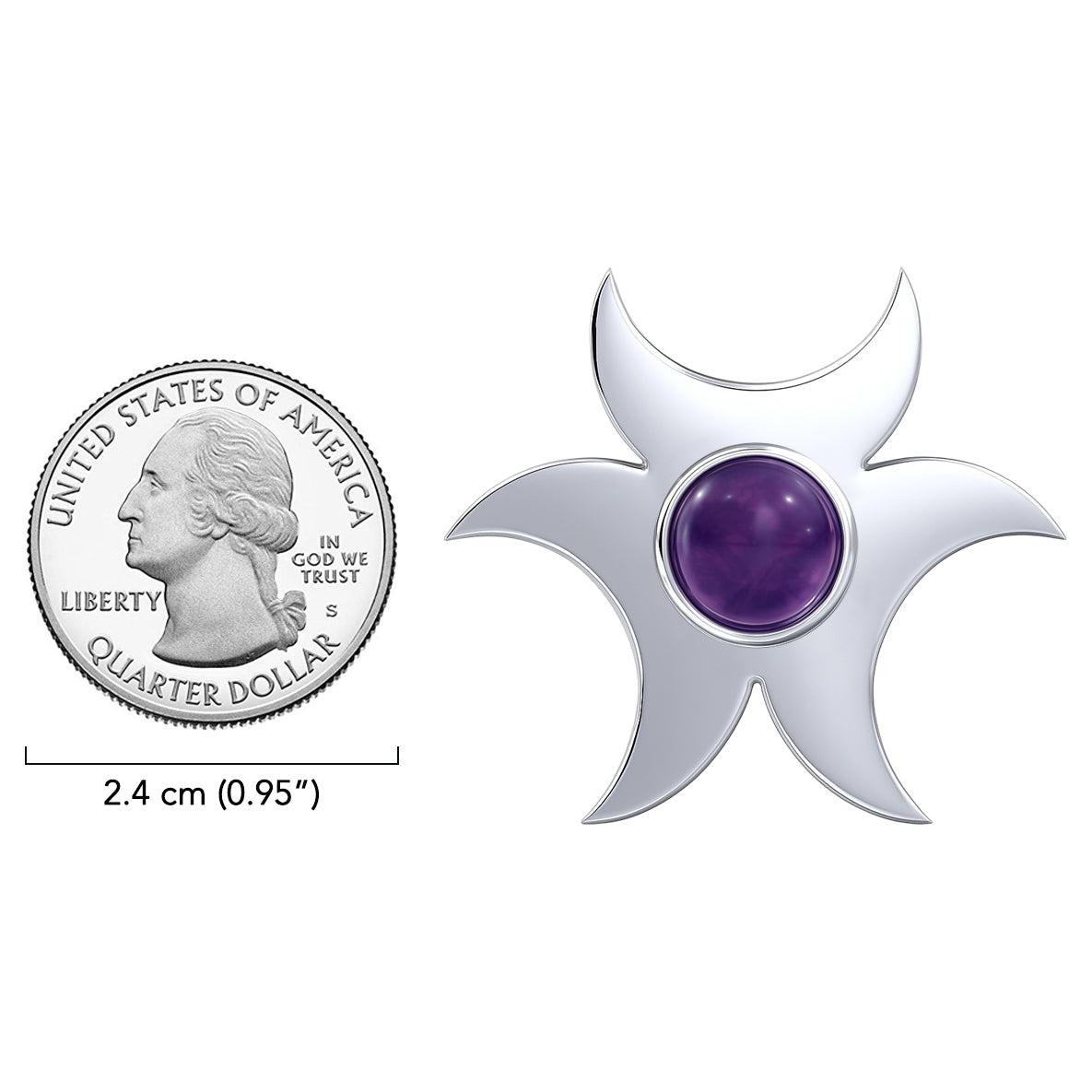 Blue Moon Silver Pendant TP3239