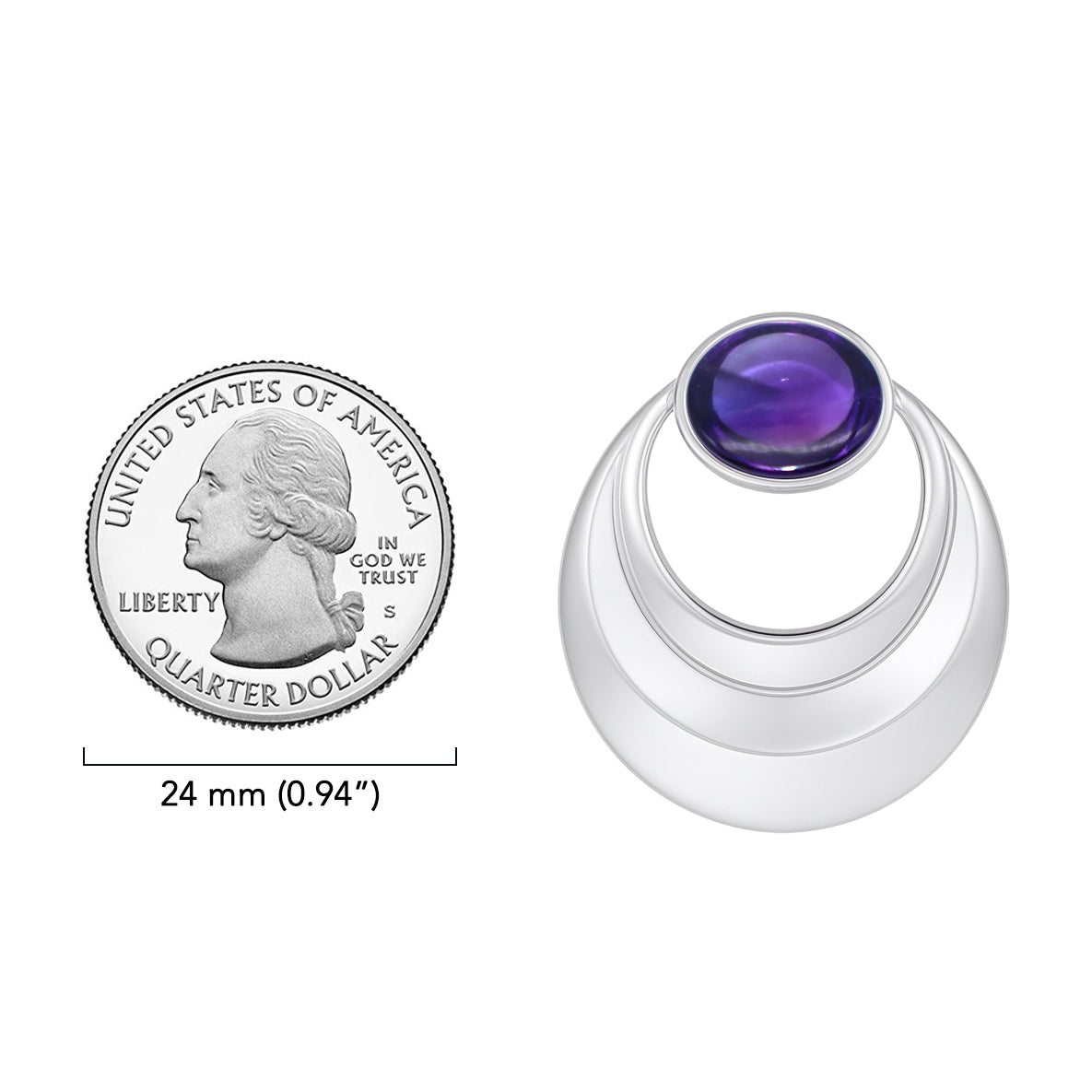 Blue Moon Silver Pendant TP3241