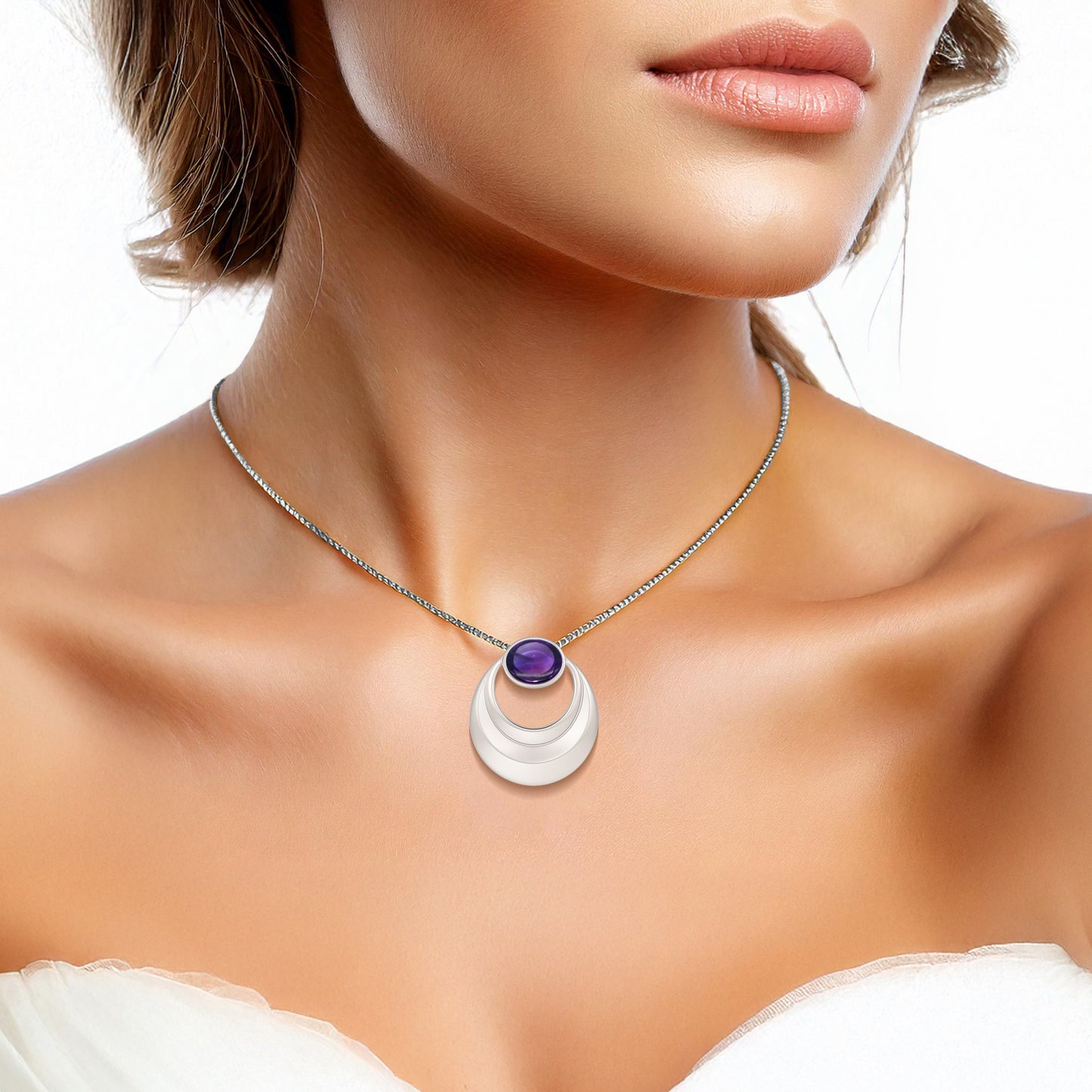 Blue Moon Silver Pendant TP3241