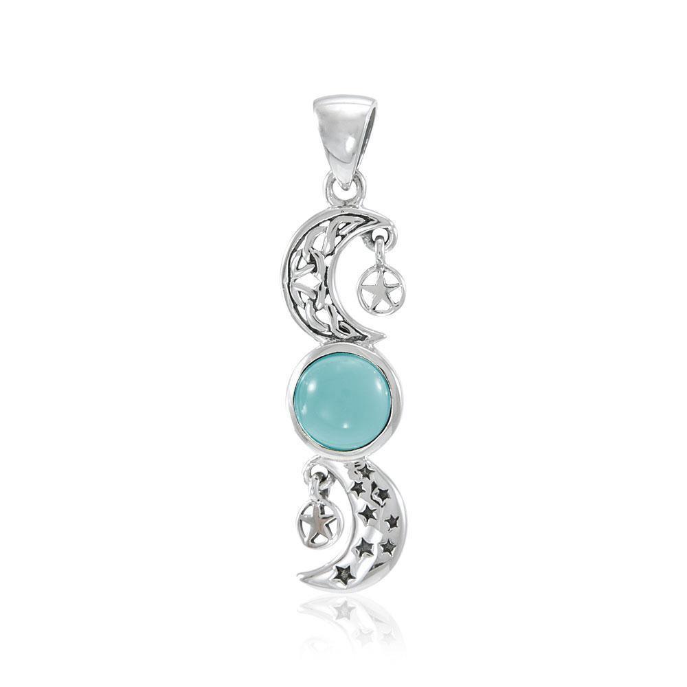 Blue Moon Silver Pendant TP3260