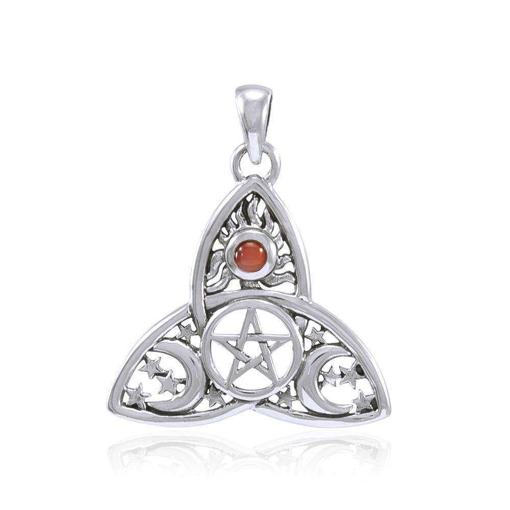 I dream beyond…beyond the Sun, the Moon and the Stars in a Pentagram Pendant TP3268