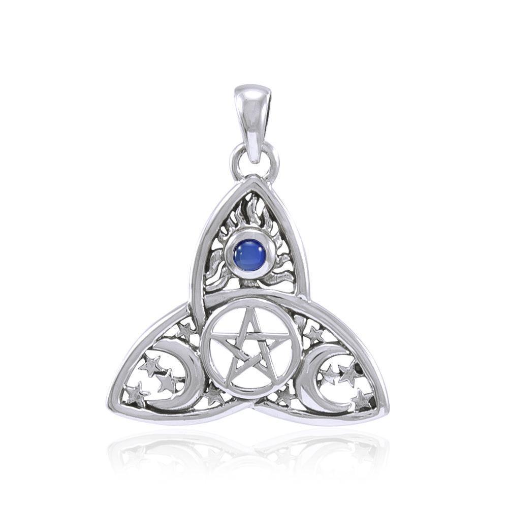 I dream beyond…beyond the Sun, the Moon and the Stars in a Pentagram Pendant TP3268