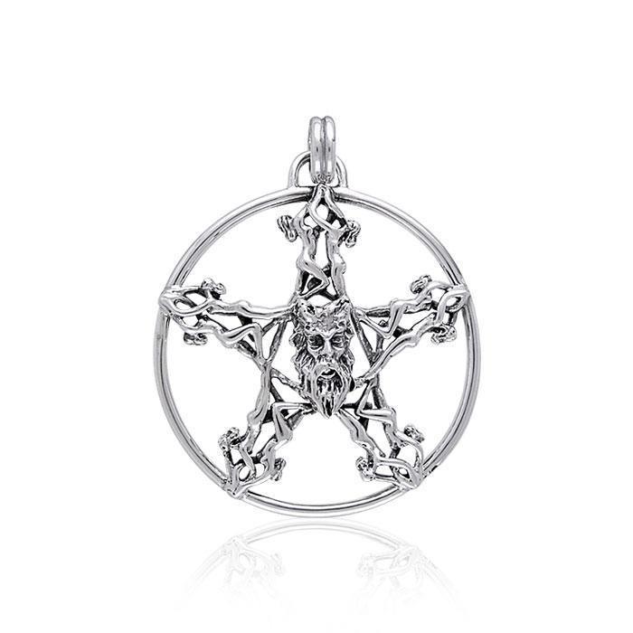 Silver Pentagram Pentacle Pendant TP3299