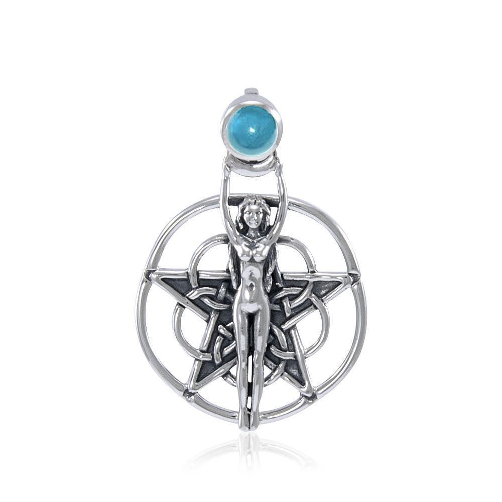 Silver Pentagram Pentacle Pendant TP3360