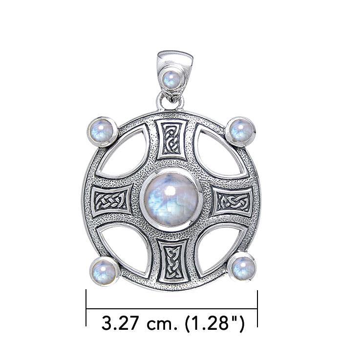Celtic Knot Elemental Shield Pendant with Chain Set TSE854 - peterstone.dropshipping