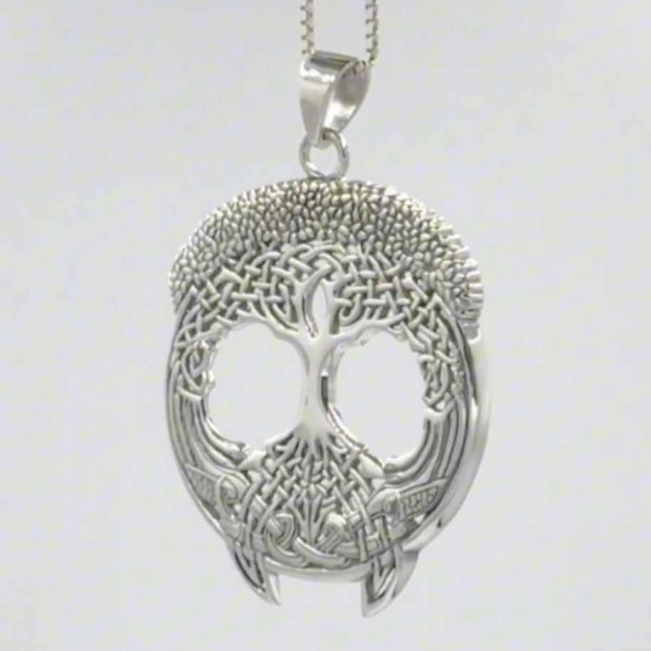 I am in awe of the Tree of Life ~ Sterling Silver Pendant by Courtney Davis TP3472