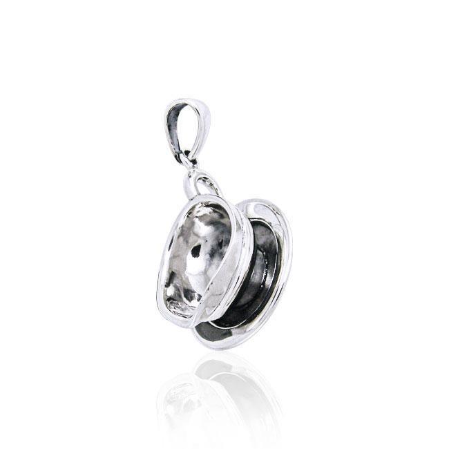 Coffee Creamer Cup Silver Pendant TP348