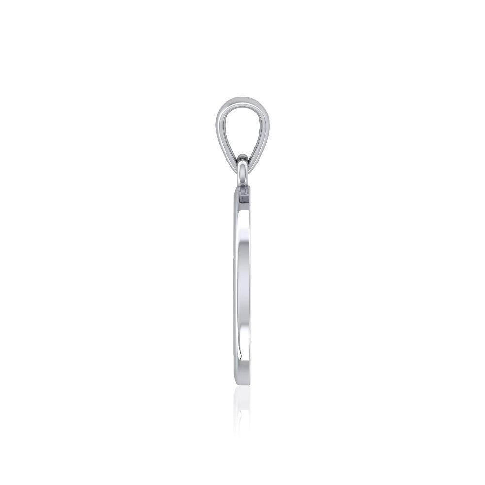 Pentacle Sterling Silver Charm Pendant TP355