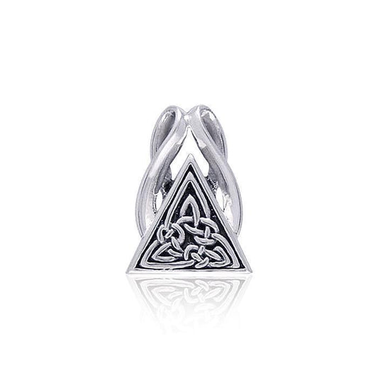 Celtic Trinity Knot Silver Slider Pendant TP3593