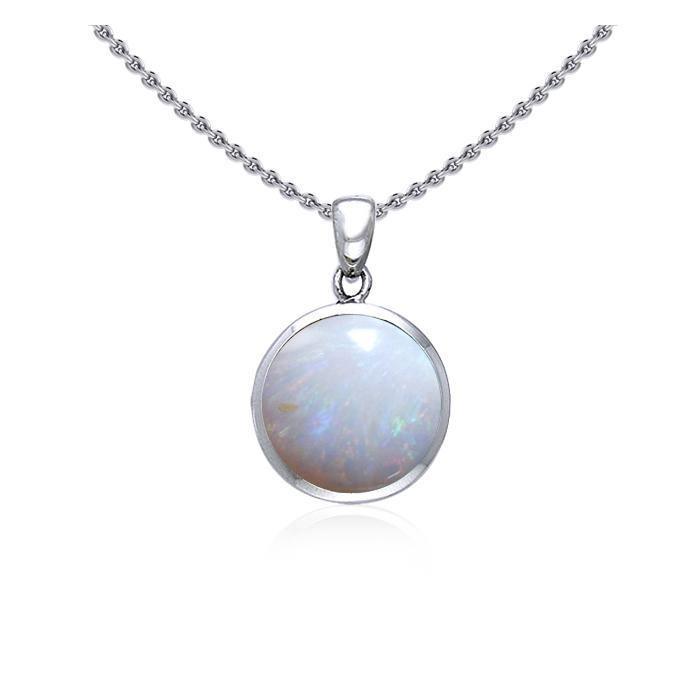 Disc Silver Pendant TP3639