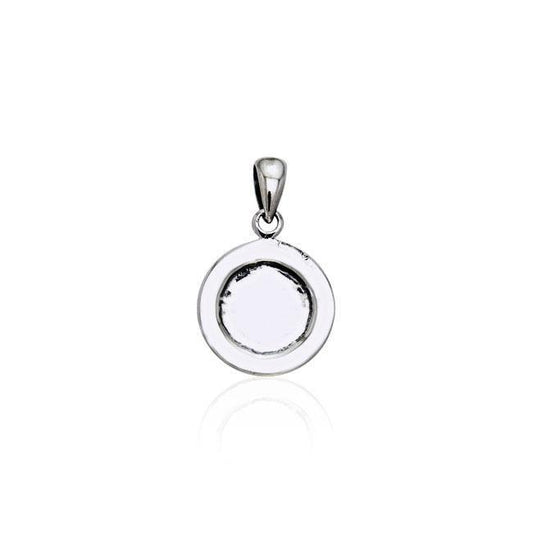 Coffee cup saucer Silver Pendant TP447
