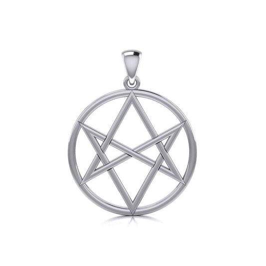 Magickal Hexagram ~ Sterling Silver Jewelry Pendant TP470
