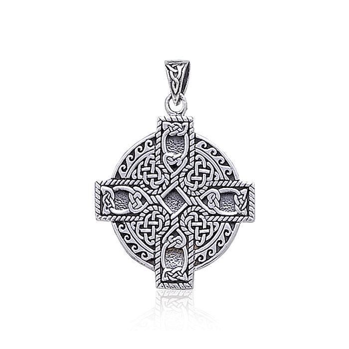 Celtic Cross Spiral Pendant TP478