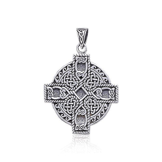 Celtic Cross Spiral Pendant TP478