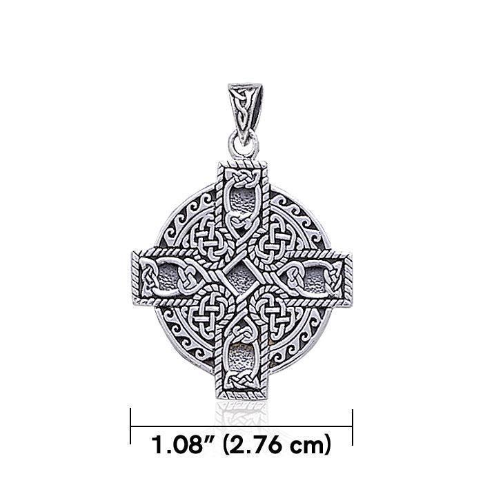 Celtic Cross Spiral Pendant TP478