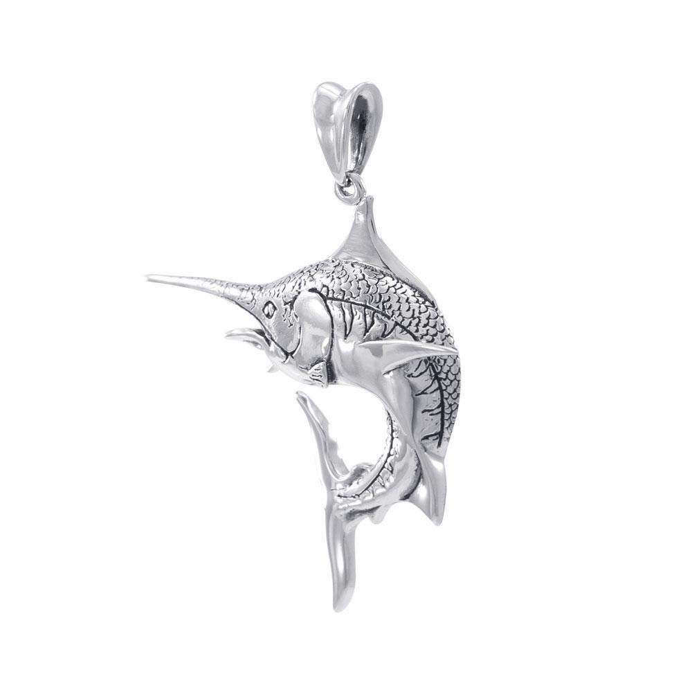 Marlin Sterling Silver Pendant TP688