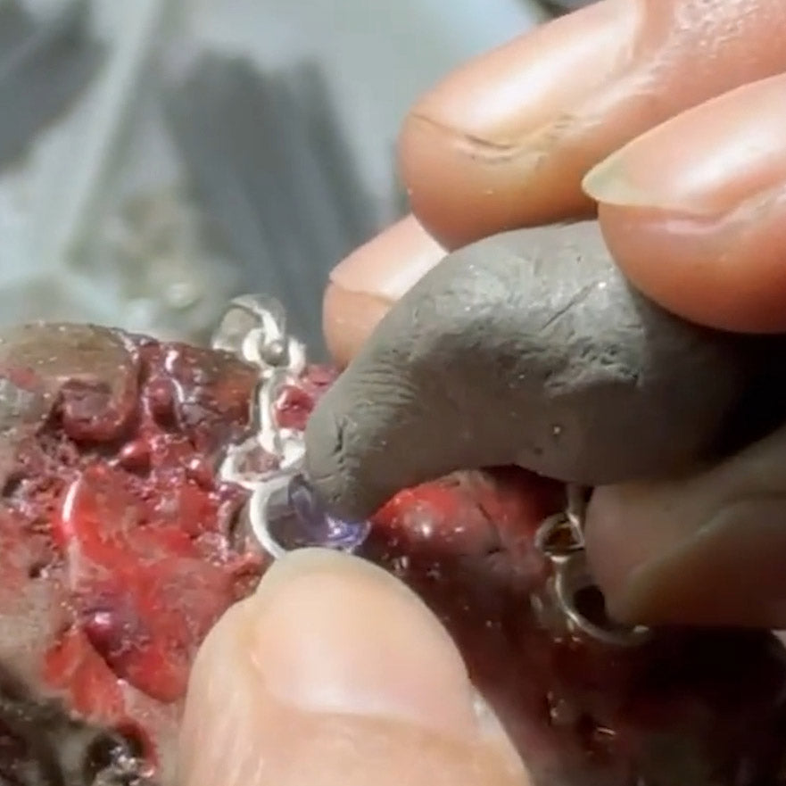 Celtic Trinity Knot with Birthstone Sterling Silver Pendant TP858