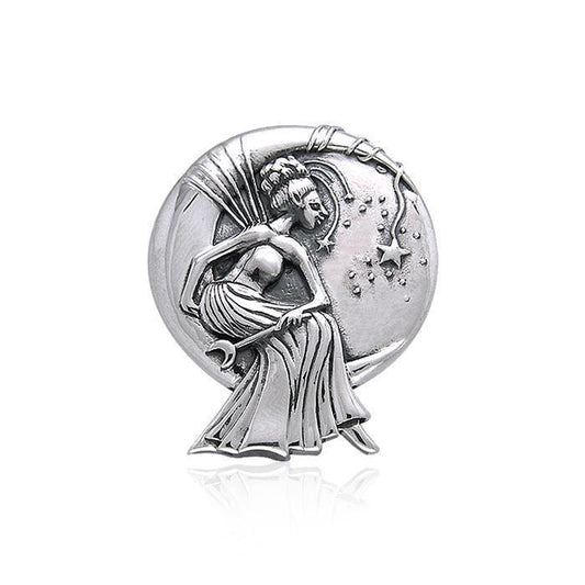 Moon Queen Fairy Silver Pendant TPD004