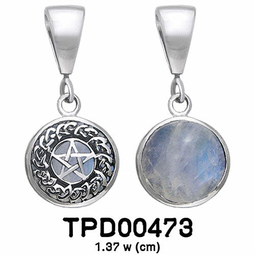 Pentagram Pentacle Sterling Silver Pendant TPD473