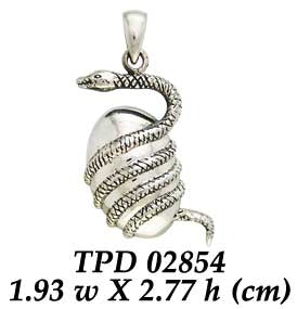 Greek World Egg Sterling Silver Pendant TPD2854