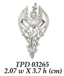 My Guardian Angel Dear Sterling Silver Pendant TPD3265
