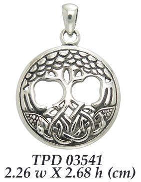 Find your solace in the Tree of Life ~ Sterling Silver Jewelry Pendant TPD3541