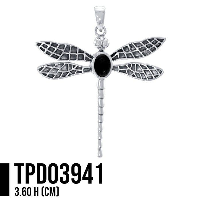 Dragonfly Sterling Silver Pendant TPD3941