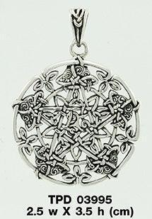 Brigid Ashwood Celtic Moon The Star Pendant TPD3995