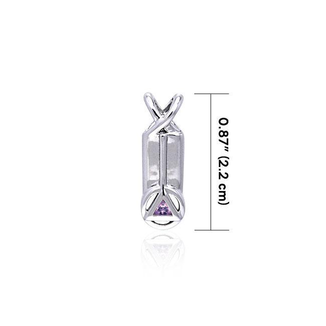 AA Symbol Silver Pendant TPD040
