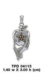 Apple with Pantagram Pendant TPD4113