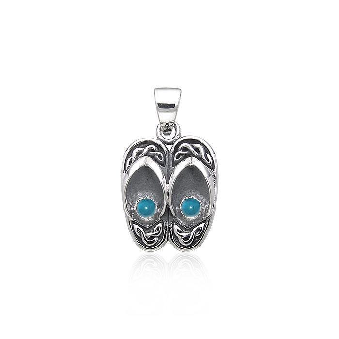 Celtic Sandal Silver Pendant TPD068