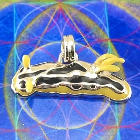 Nudibranch Sterling Silver Pendant TPD093