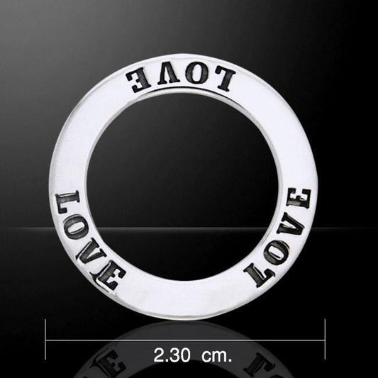 Love Silver Ring Pendant TPD1012