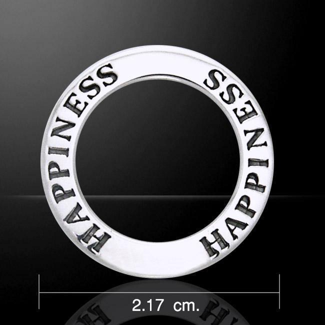 Happiness Silver Ring Pendant TPD1013