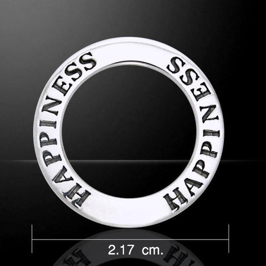 Happiness Silver Ring Pendant TPD1013