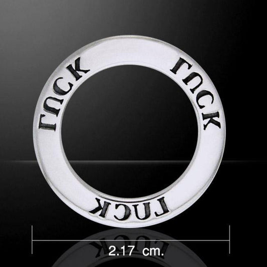 Luck Silver Ring Pendant TPD1014