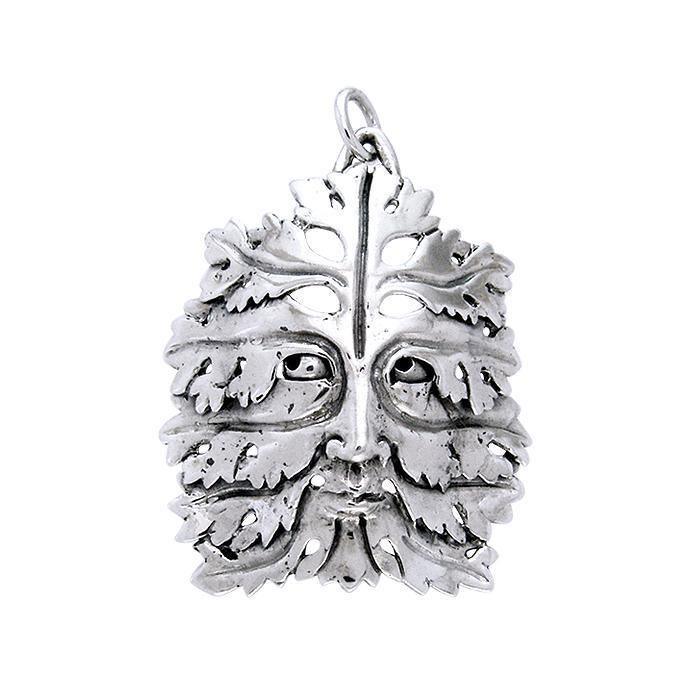 Oberon Zell Bamberg Green Man Silver Pendant TPD1019