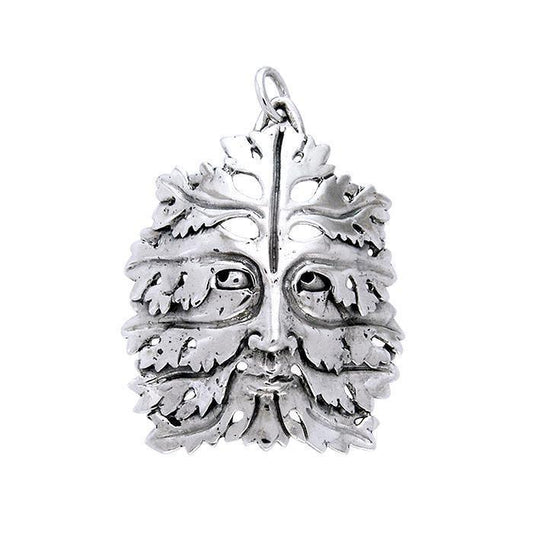 Oberon Zell Bamberg Green Man Silver Pendant TPD1019