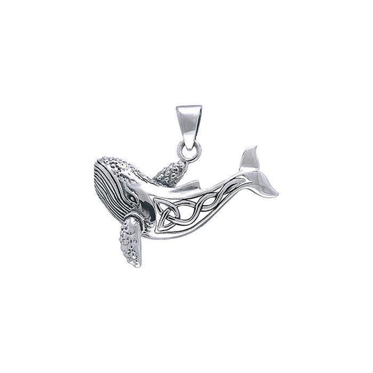 Celtic Whale Silver Pendant TPD1029