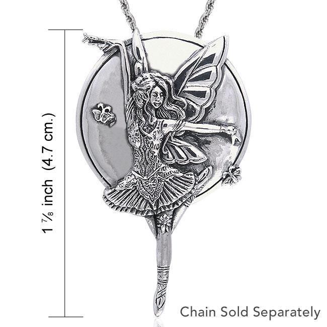 Mauve Dream Fairy Silver Pendant TPD104