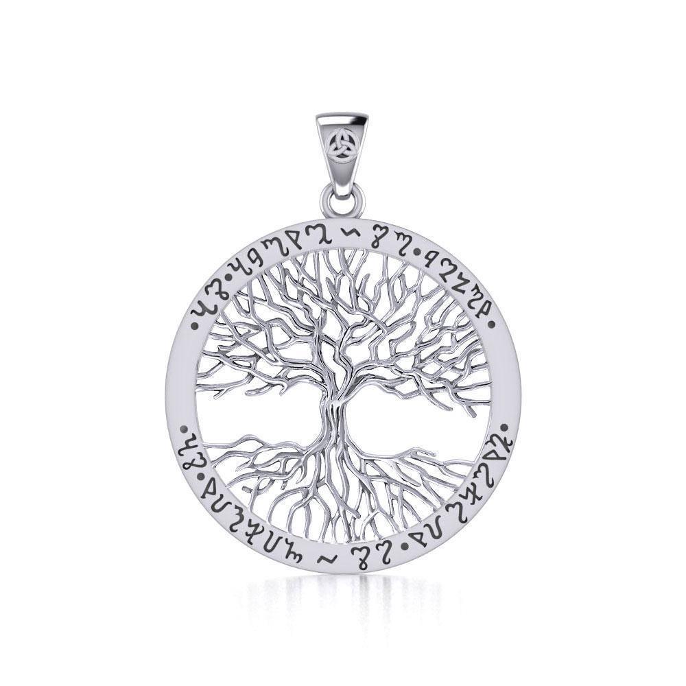 Continuously Inspiring - The Ethereal Symbol of the Theban Tree of Life Pendant TPD1043