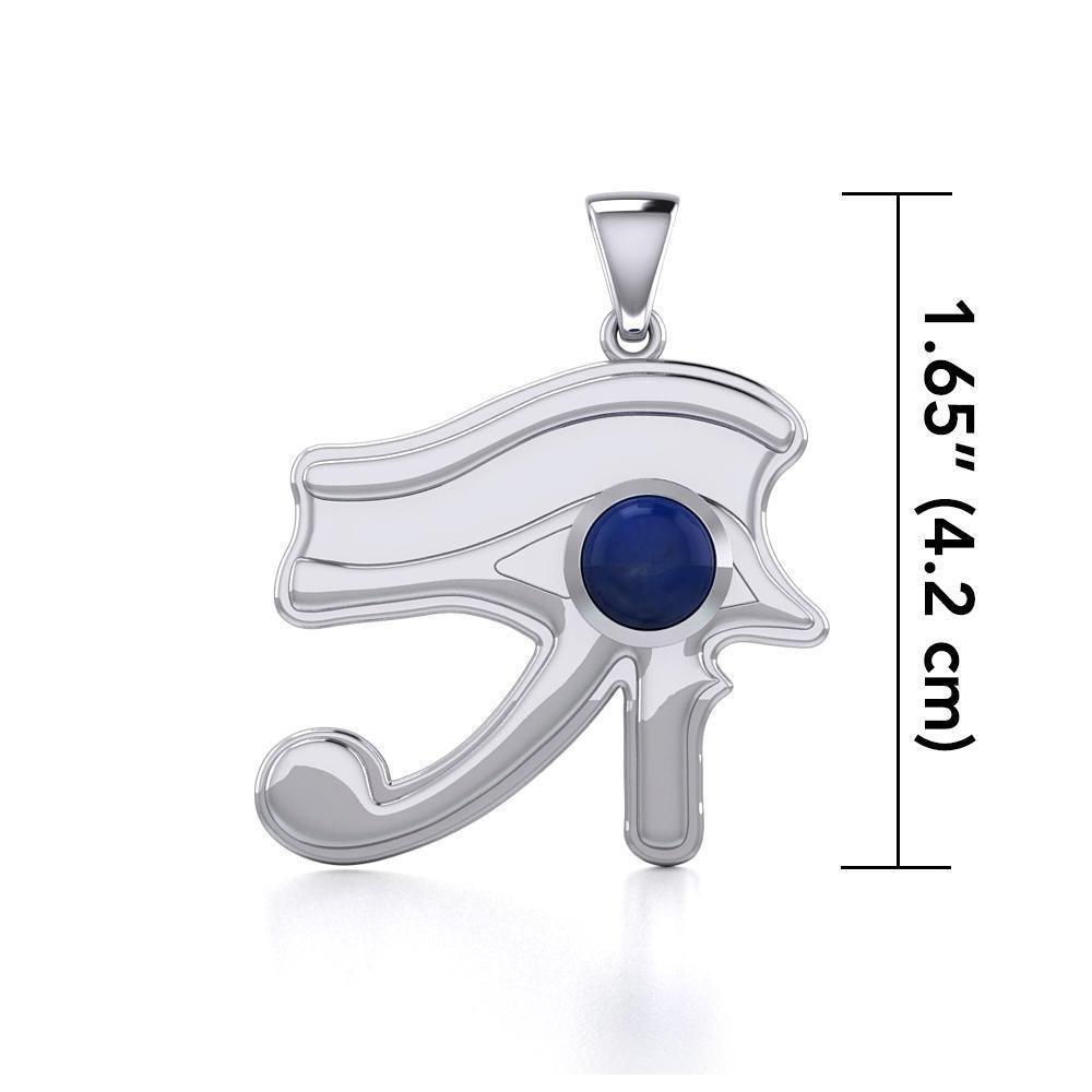 Udjat Pendant with Stone Eye by Oberon Zell TPD1068
