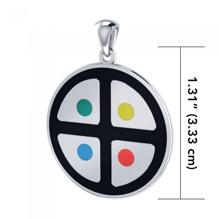 Earth Medicine Shield Pendant TPD1069