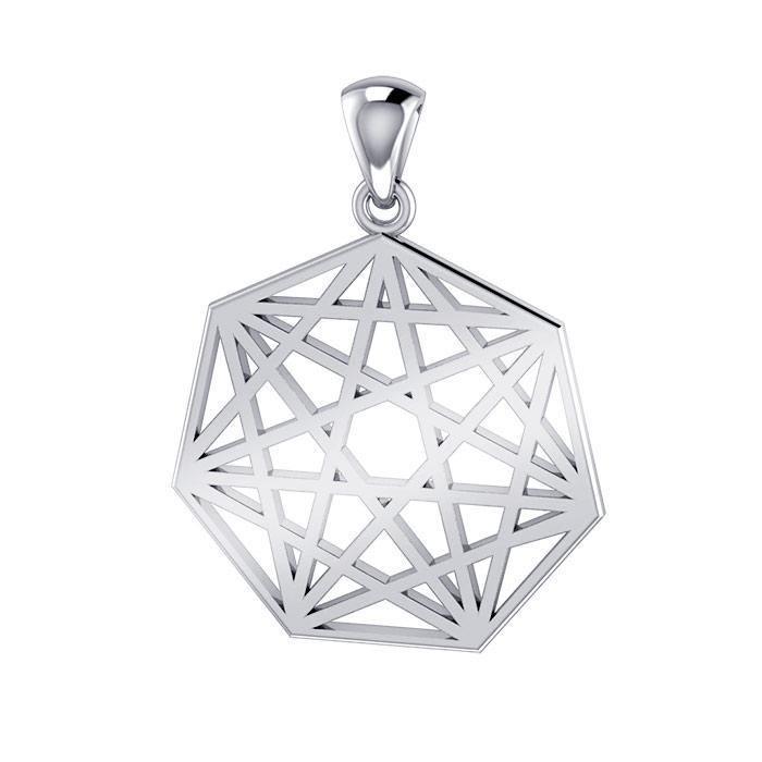 Protective Septacle Silver Pendant by Oberon Zell TPD1074
