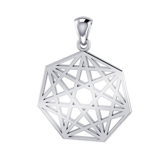 Protective Septacle Silver Pendant by Oberon Zell TPD1074
