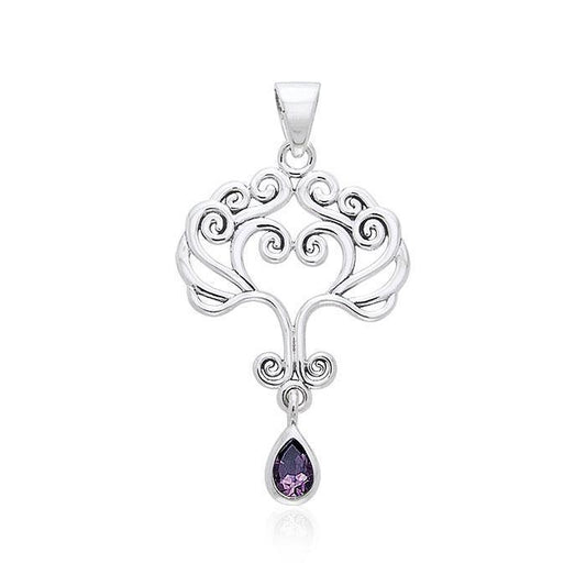 Heart Tree of life Silver Pendant TPD1091