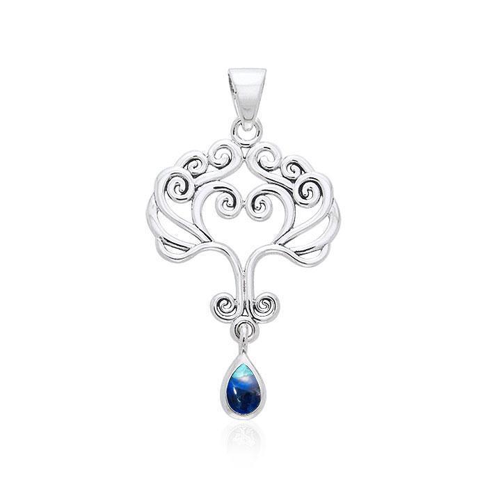 Heart Tree of life Silver Pendant TPD1091