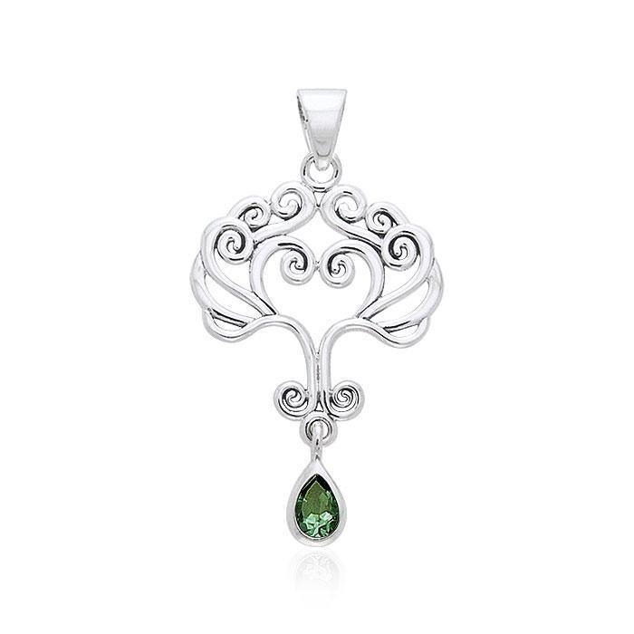 Heart Tree of life Silver Pendant TPD1091